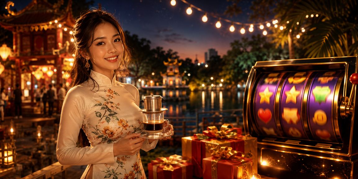 Người chơi tại Hà Nội trải nghiệm slot game trực tuyến trong không gian cà phê ấm cúng