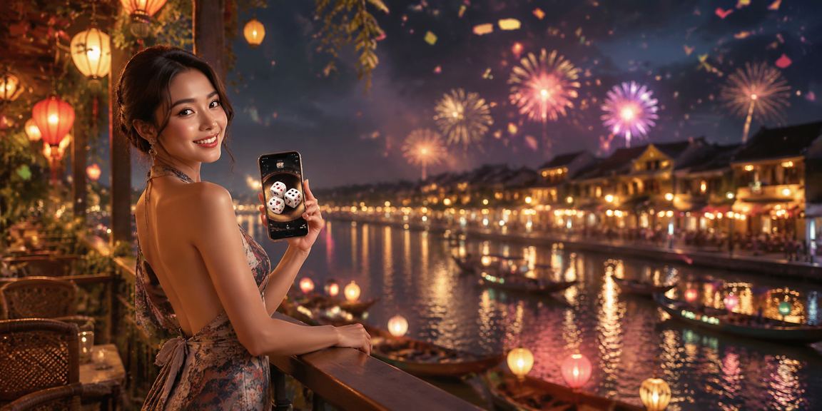 Không khí sôi động chơi tài xỉu tại Hội An trong đêm lễ hội đèn lồng